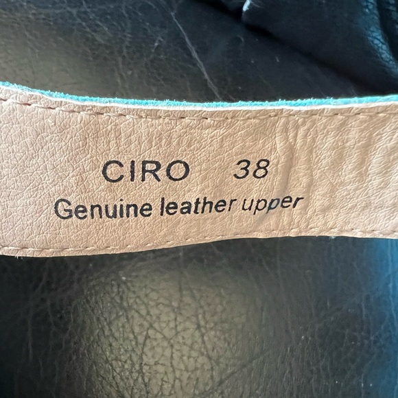 Turquoise “Work of Art” Sandals size 38 - Picture 4 of 8